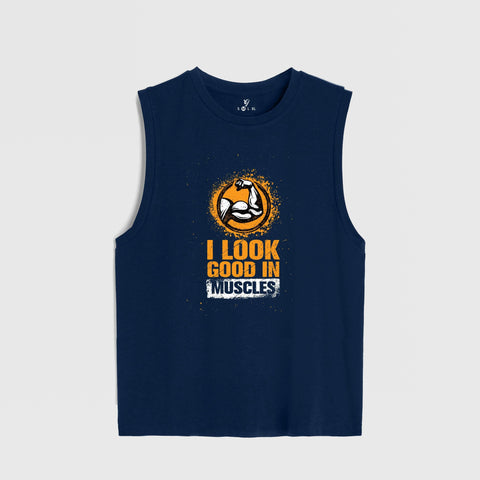 I Look Good in muscles Tank Top - 01 - Lure Gears