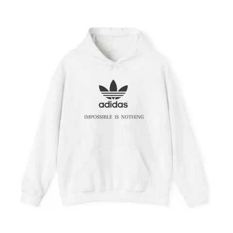 Adidas Unisex White Color Premium Hoodie