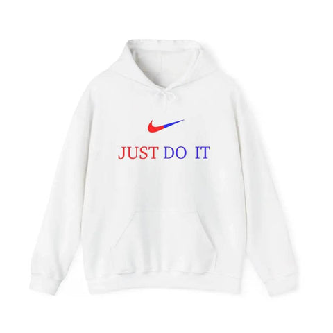 Nike Unisex White Color Premium Hoodie - Lure Gears